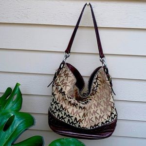 Michael Kors one shoulder logo purse